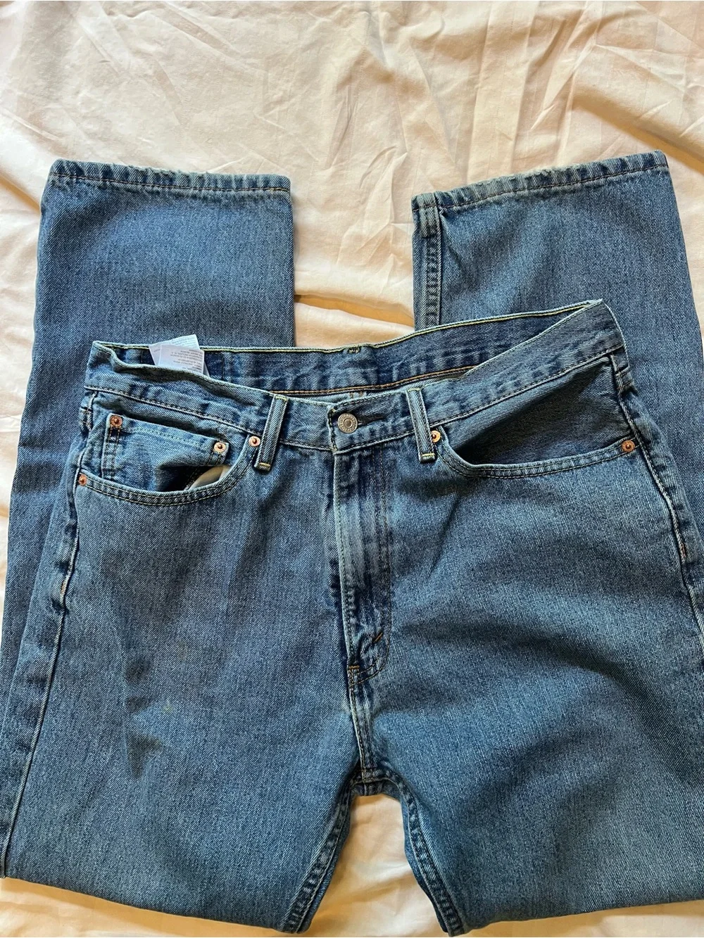 Levi’s men’s 505 straight leg original denim jeans 36 x 32